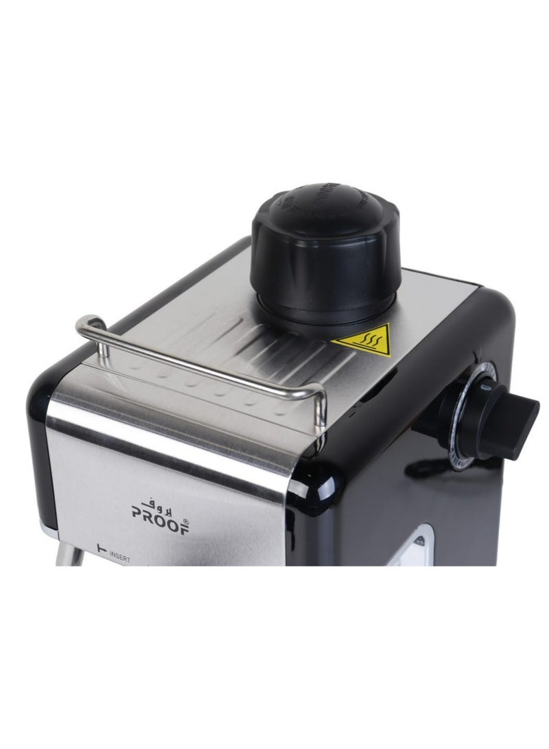 PROOF Bundle 2 Espresso and Cappuccino Coffee Makers 800 Watt Black/Gray - Image 5