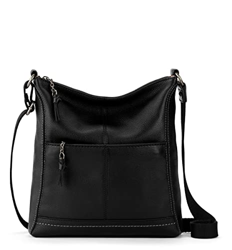 The Sak Lucia Crossbody Bag in Leather, Convertible Purse with Adjustable Strap, Black - Image 5