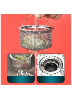 Kitchen Sink Strainer with Handle Stainless Steel, Mesh Sink Drain Strainer with 7.5cm Diameter (2 Pack) - pzsku/ZC2EB436F21AB8352C541Z/45/_/1705393087/80d7f289-a85e-41a2-bf88-00454672699f