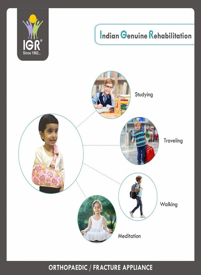 IGR حقيبة حمالة ذراع للأطفال من IGR | دعامة ذراع لعلاج الكسور للأولاد والبنات (حتى 36 شهرًا) - Image 4