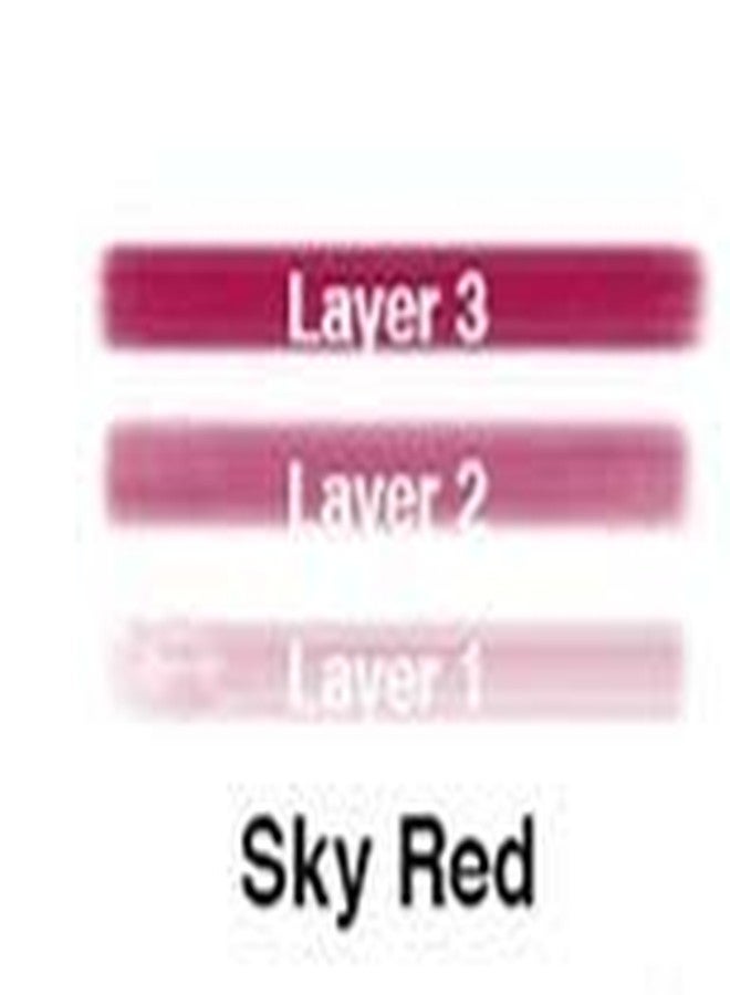 LIP INK Sky Red Liquid Lipstick 100% Smearproof Long-Lasting Waterproof Vegan Wax-Free Organic Kosher Natural Botanical 247 Confidence cosmetics USA Self Manufactured Factory Direct Since 1995 - Image 2