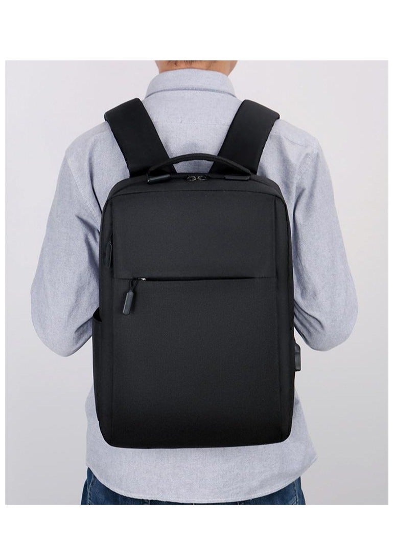 Golden Travel Laptop Backpack Business Anti Theft Slim Durable Laptop Bag with USB Charging Port Water Resistant College School Computer Backpack Gifts for Men & Women Fits 15.6 Inch Notebook Black - Image 4