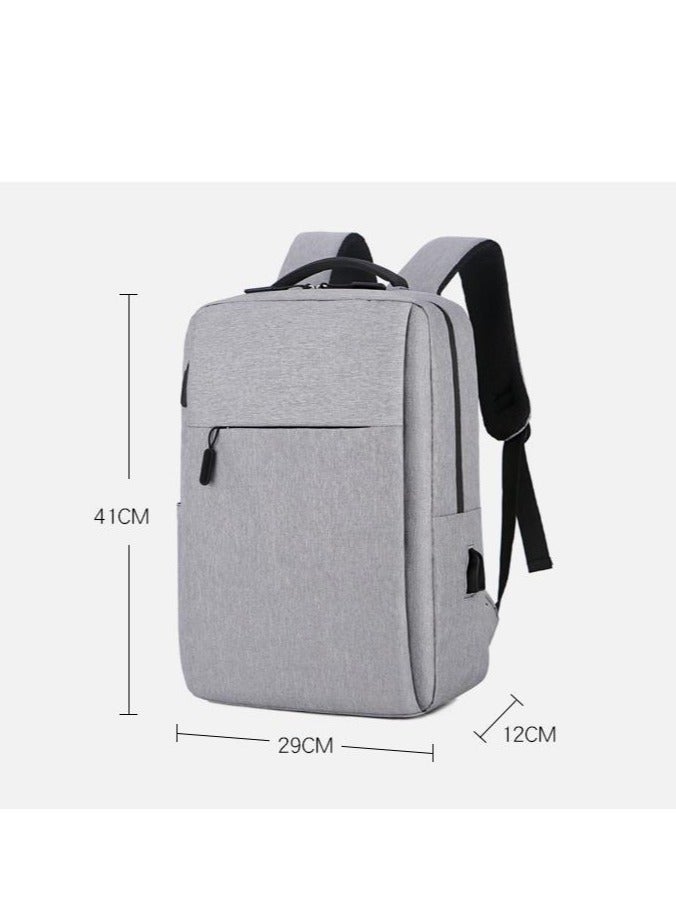 Golden Travel Laptop Backpack Business Anti Theft Slim Durable Laptop Bag with USB Charging Port Water Resistant College School Computer Backpack Gifts for Men & Women Fits 15.6 Inch Notebook Black - Image 2