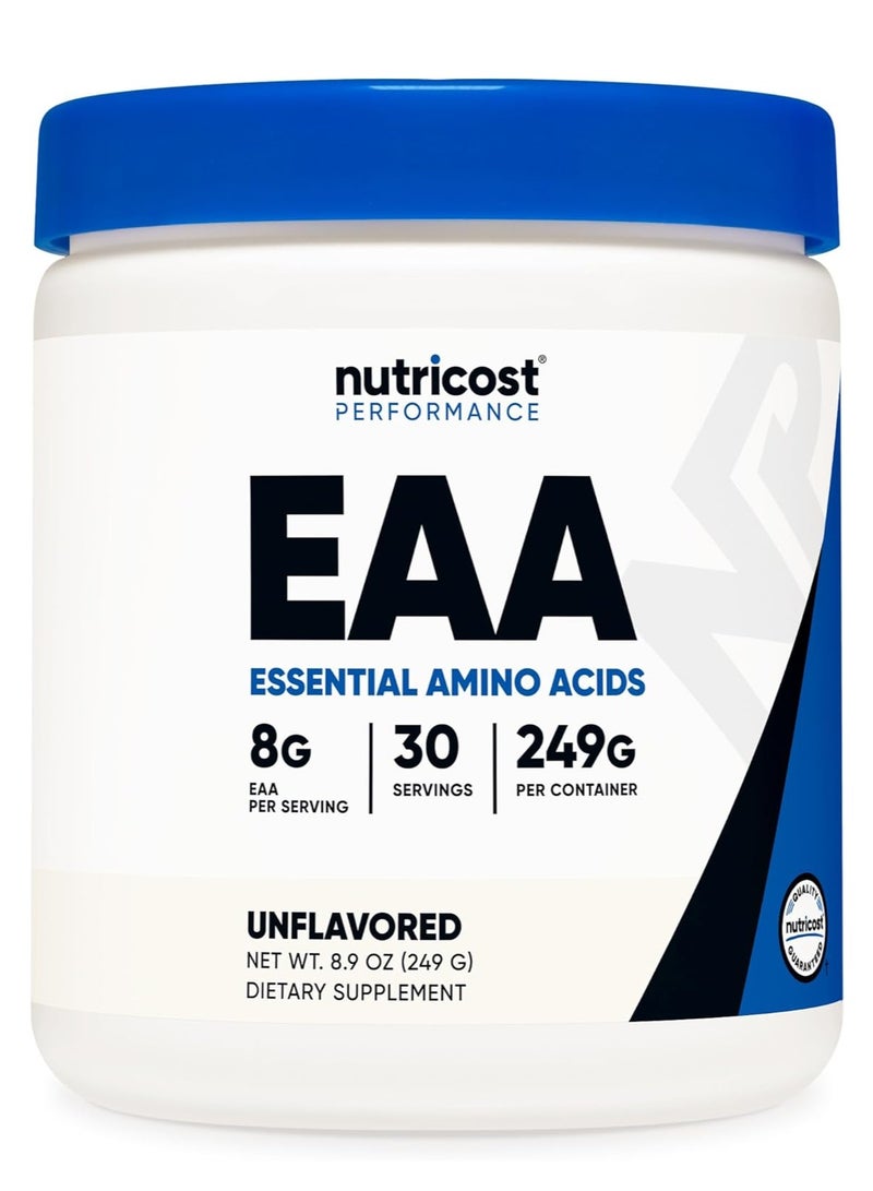 Nutricost EAA Powder Essential Amino Acids 8.9 oz 30 Servings - Image 1
