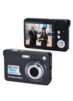Portable 720P Digital Camera Video Camcorder 18MP Photo 8X Zoom Anti-shake 2.7 Inch Large TFT Screen Built-in Lithium Battery with Carry Bag USB Charging Cable for Kids Teens