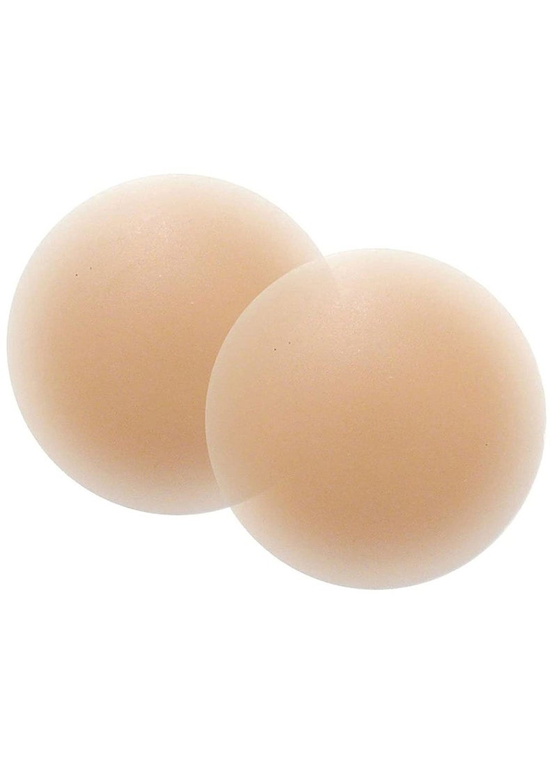 Glamroot Women's Reusable Adhesive Stick-on Silicone Peel and Stick Bra Pad Petals Nipple Cover - Image 1