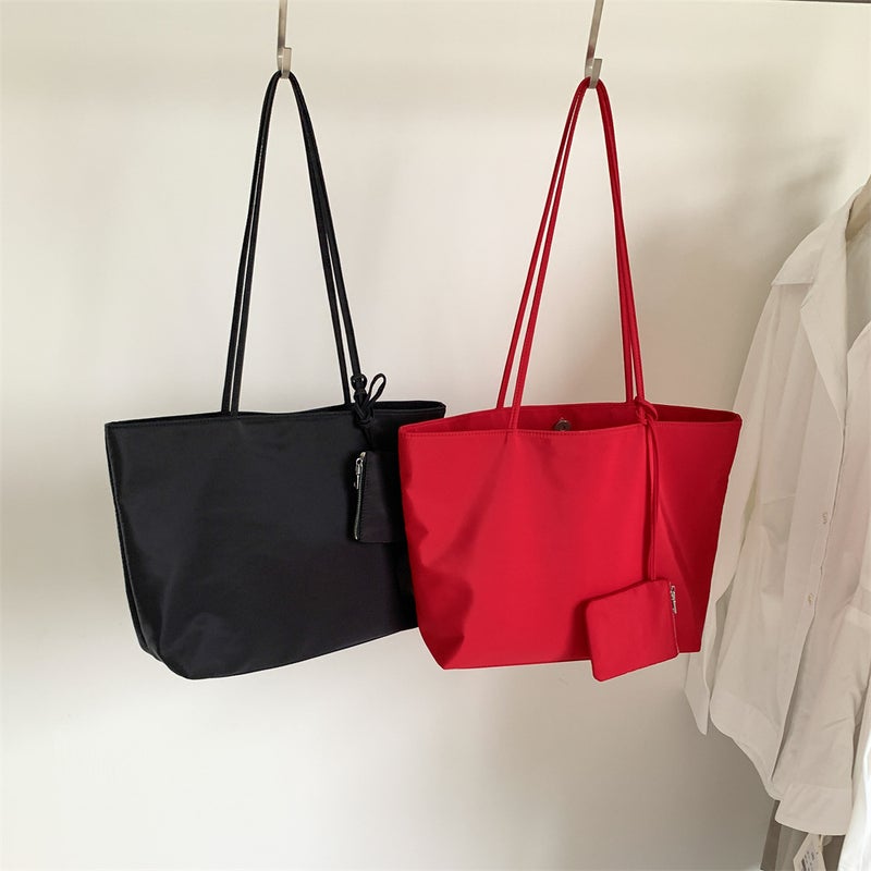Korean Style Polyester Tote Shoulder Bag - Image 1