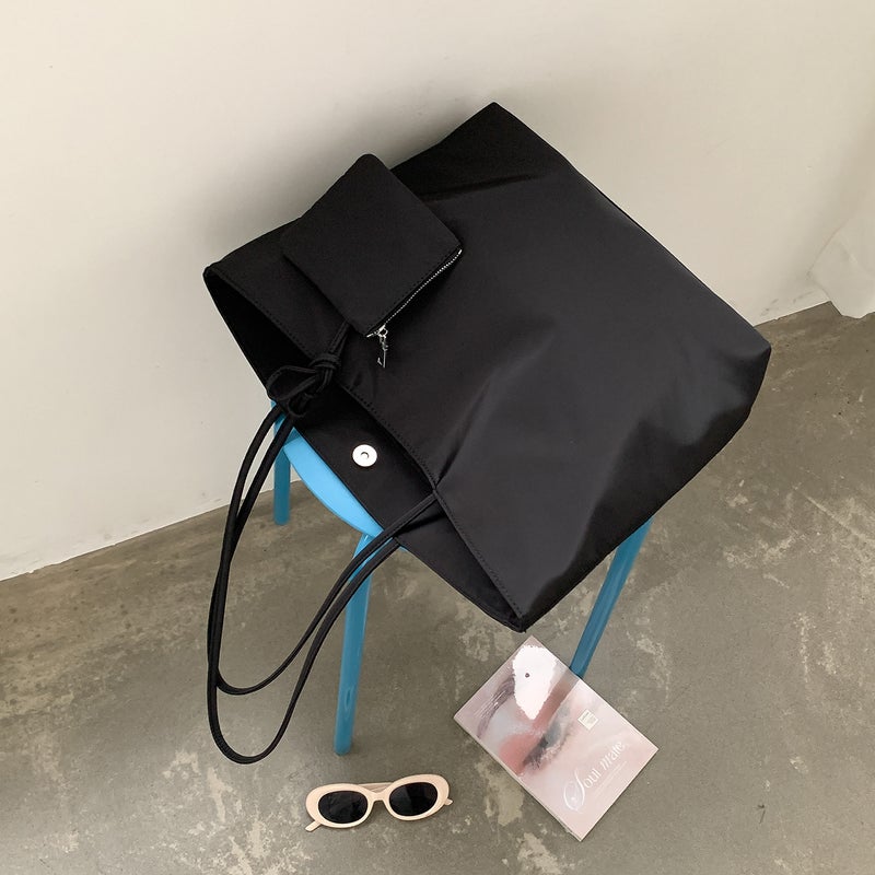 Korean Style Polyester Tote Shoulder Bag - Image 2
