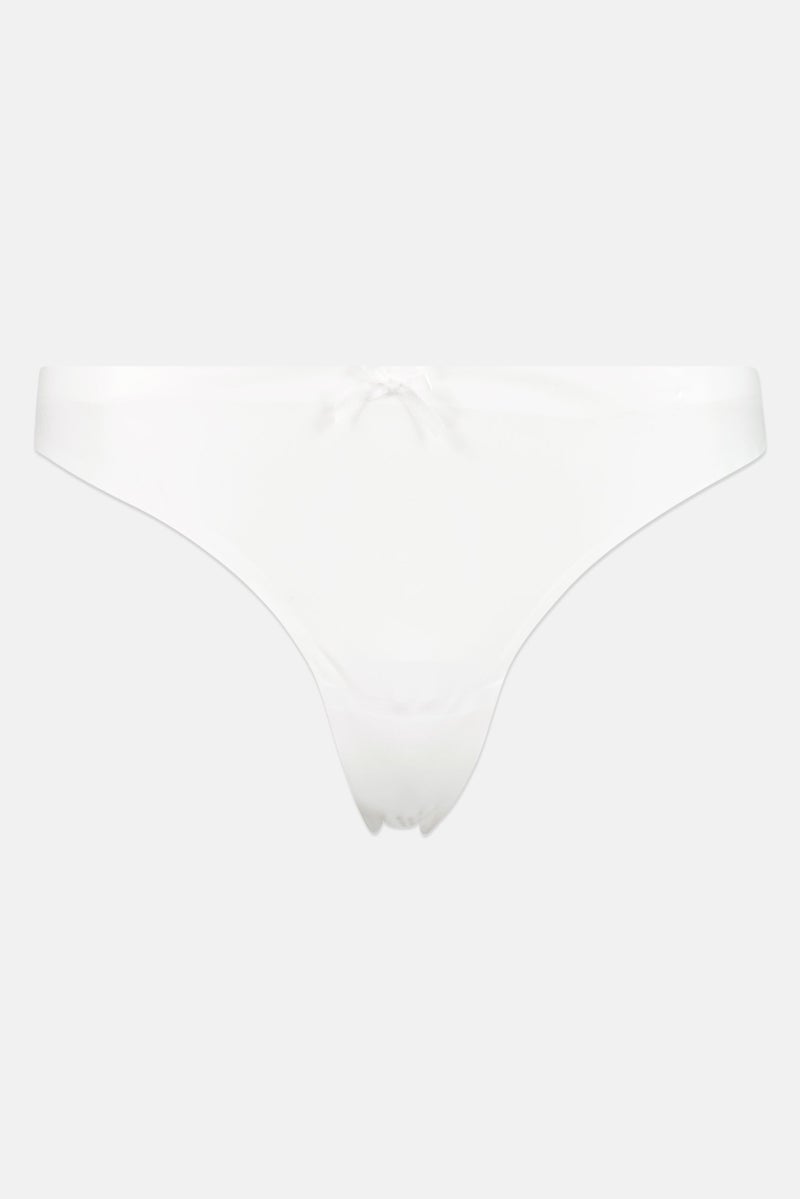 bebe Women 3 Pieces Textured Strings Panties, Multicolor - Image 3