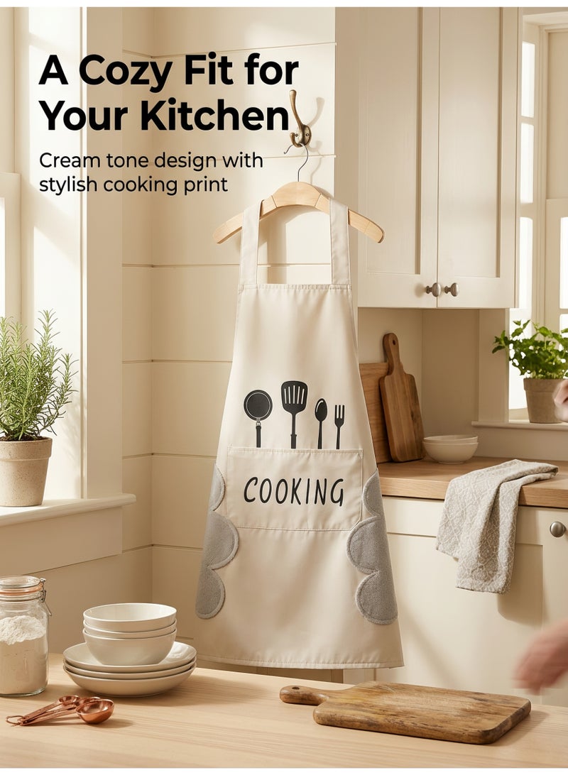 Kitchen Apron, Cooking Apron, Apron with Pockets, Home Apron, Waterproof Cooking Apron, Suitable for Home and Chefs - Image 4