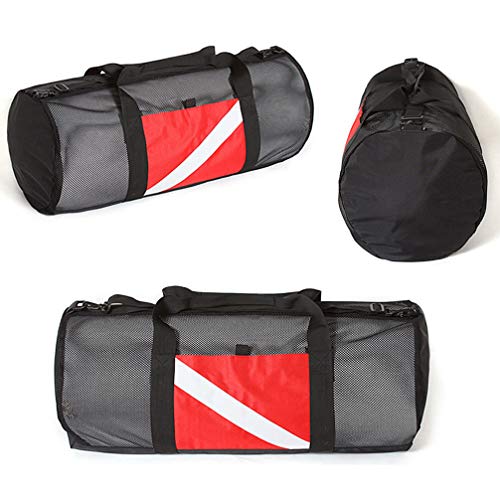Luwint Pro Mesh Large Dive Duffle Bag, Heavy Duty Scuba Diving Snorkeling Gear Bag, Mesh Duffle Bag for Travel Swimming Beach Pool - Image 4