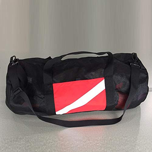 Luwint Pro Mesh Large Dive Duffle Bag, Heavy Duty Scuba Diving Snorkeling Gear Bag, Mesh Duffle Bag for Travel Swimming Beach Pool - Image 3