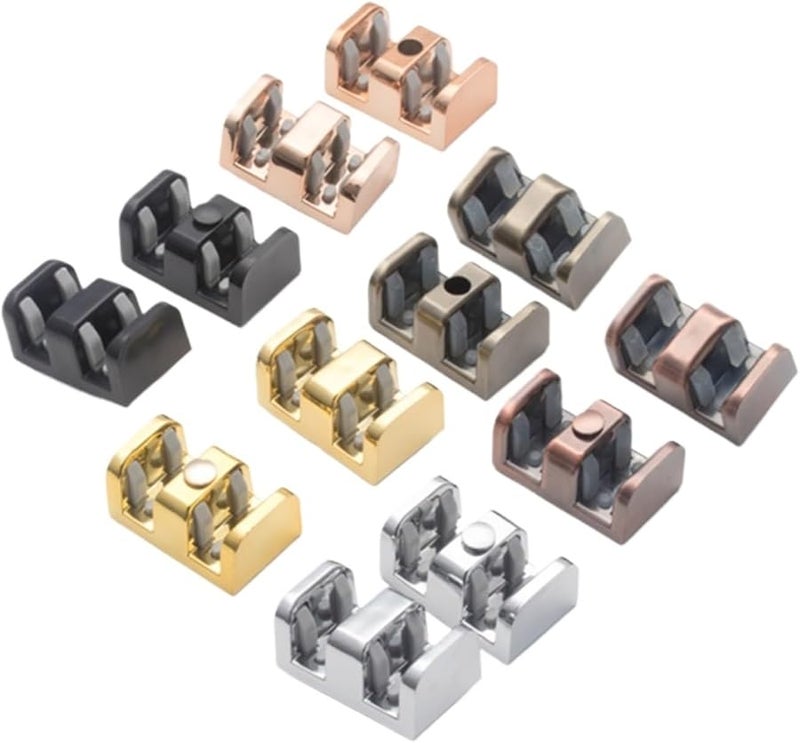 Glass Clamp Bracket 6pcs 8mm Anti Collision Bathroom Sliding Door Accessories Color 10 - Image 1