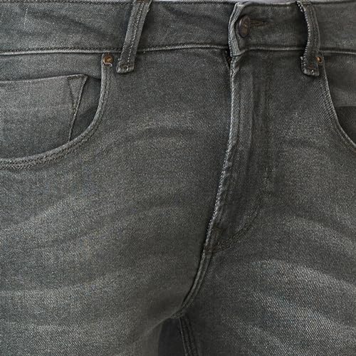 Spykar Men's Skinny Fit Low-Rise Casual Jeans Olive - Image 2