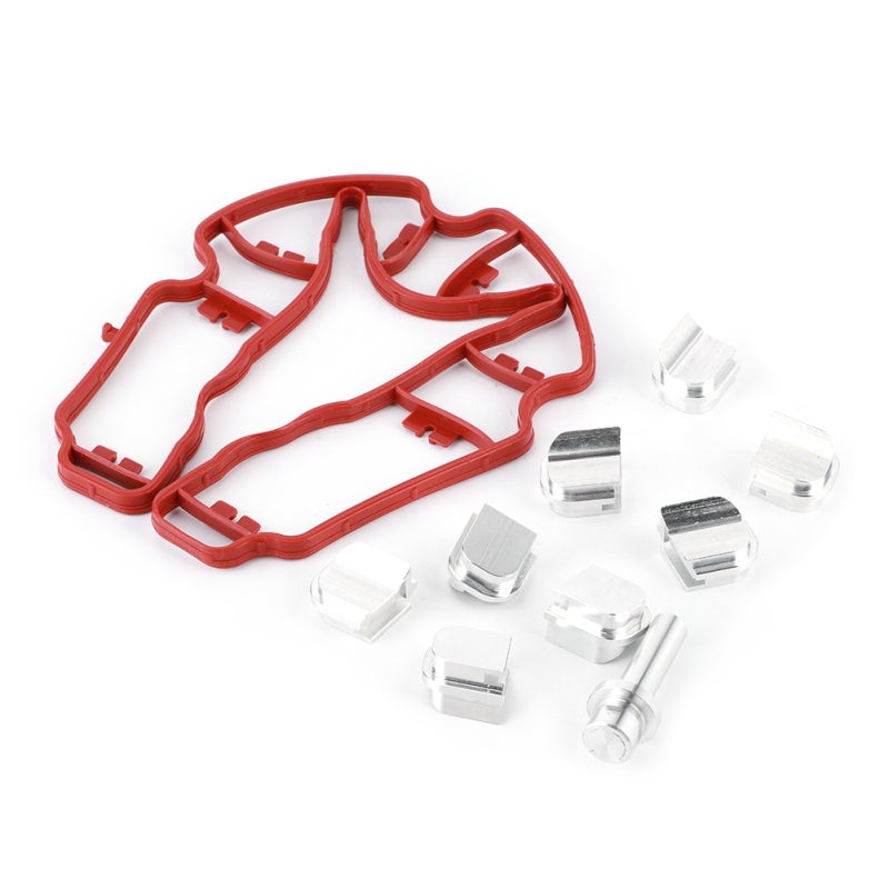 Intake Manifold Delete CNC Billet Aluminium Inlet Manifold Blanks Kit - Improve Airflow Swirl Flap Removal for Car Engines - Image 1