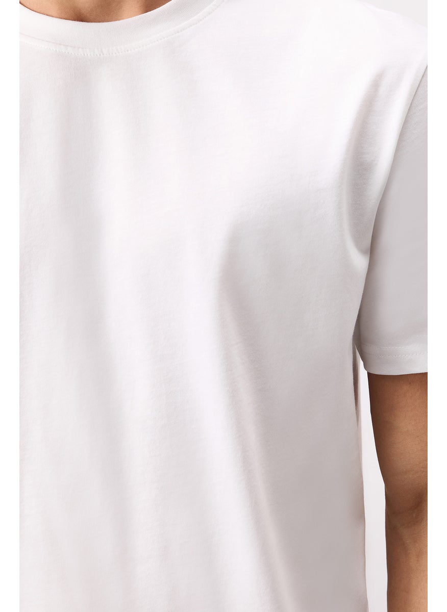 Man New Regular Fit Crew Neck Basic Short Sleeve T