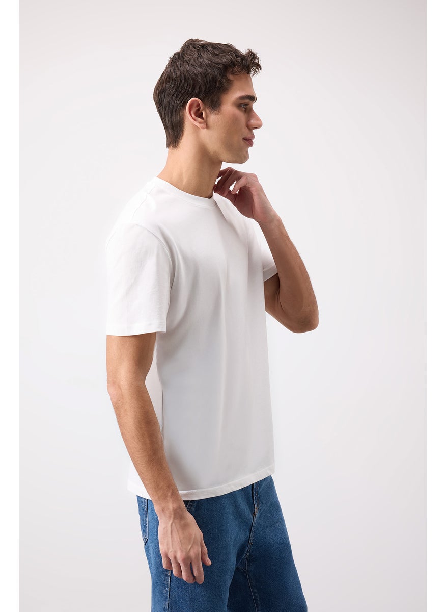 Man New Regular Fit Crew Neck Basic Short Sleeve T