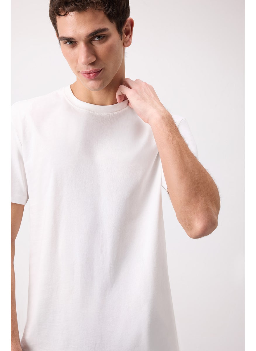 Man New Regular Fit Crew Neck Basic Short Sleeve T