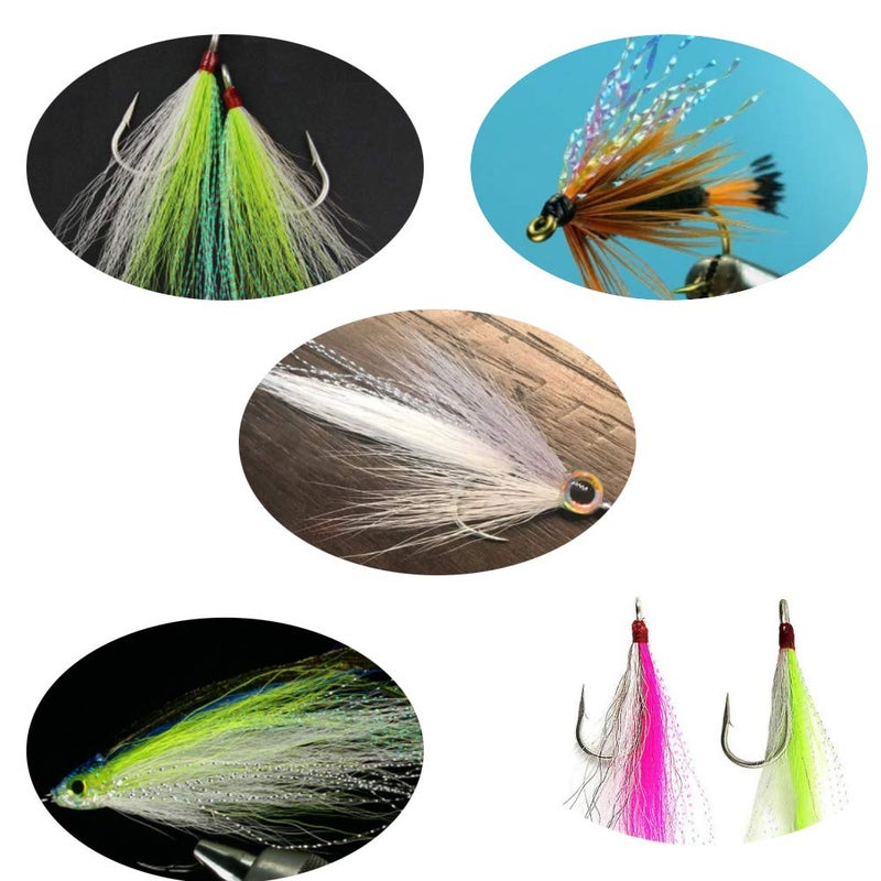 GREATFISHING 230 Strands 10 Best Color/Set Sparkle Crystal Flash Flashabou Tinsels Fly Fishing Line Hook Lure Flash Flies Decorating Fly Tying Material Dry Flies - Image 3