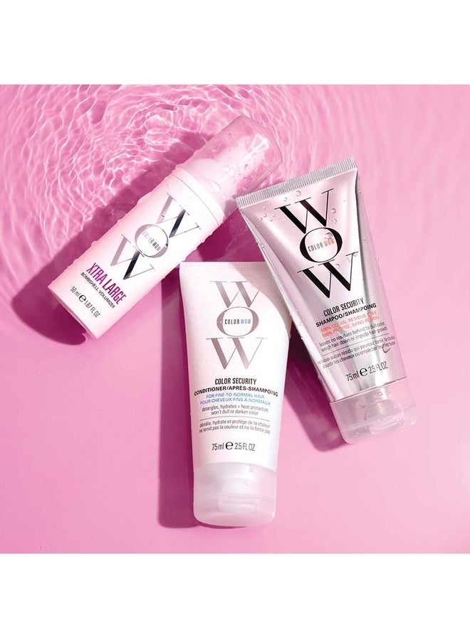 Color Wow Dream Big Discovery Set contains Color Security Shampoo 75ml, Color Security Conditioner For Fine To Normal Hair 75ml, Xtra Large Bombshell Volumizer 50ml - Image 3