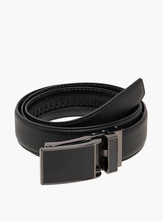 DUCHINI Textured Belt with Auto Lock Buckle Closure - Image 2