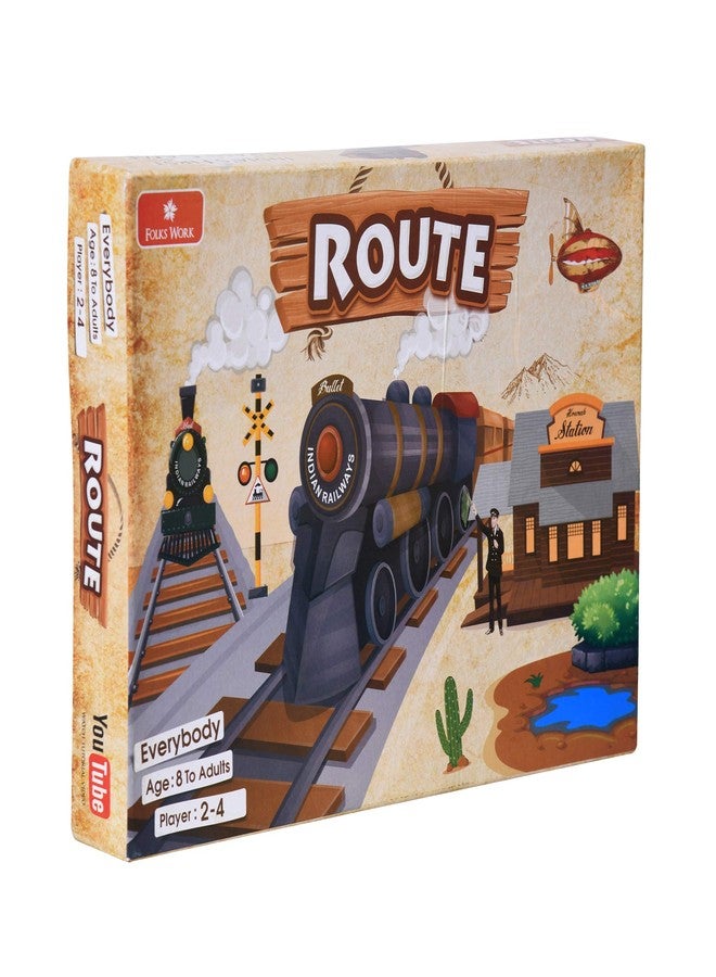 FOLKS WORK Route Board Game (Multicolor),kids 8+ years - Image 1