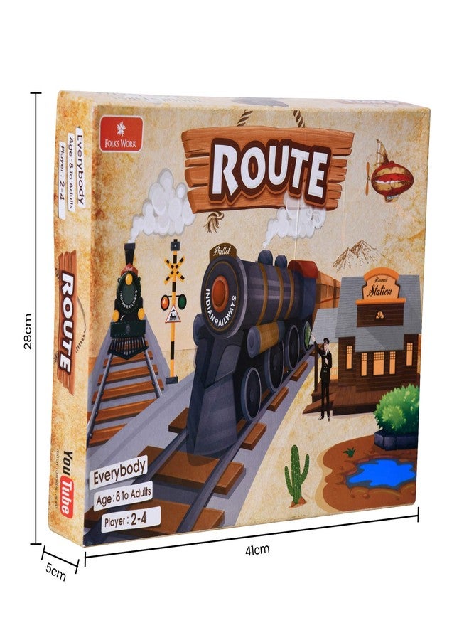 FOLKS WORK Route Board Game (Multicolor),kids 8+ years - Image 4