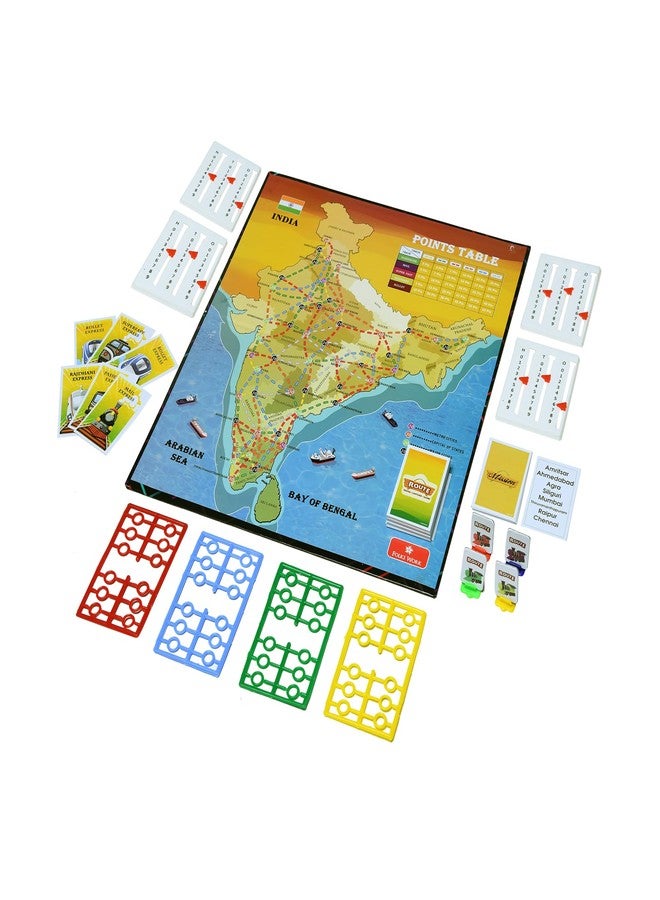 FOLKS WORK Route Board Game (Multicolor),kids 8+ years - Image 3
