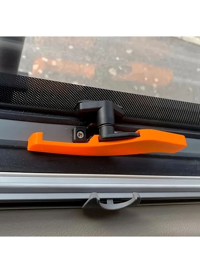 Orange RV Camper Van Window Security Locks 2pcs Keyless Entry Anti Theft - Image 4