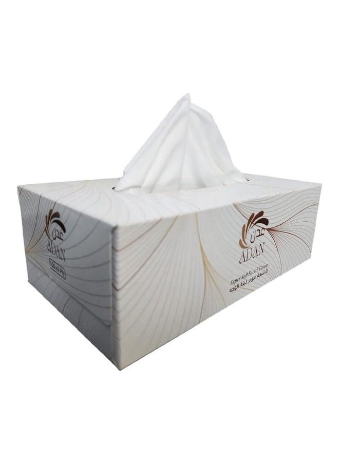 ADAN Super Soft Facial Tissues - 2 Ply x 100 Sheets Pack of 5  - Image 2