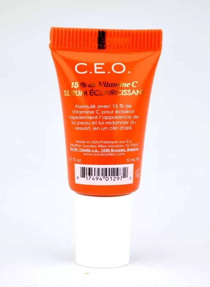 Sunday Riley SUNDAY RILEY C.E.O. 15% Vitamin C Brightening Serum 5ml - Image 2