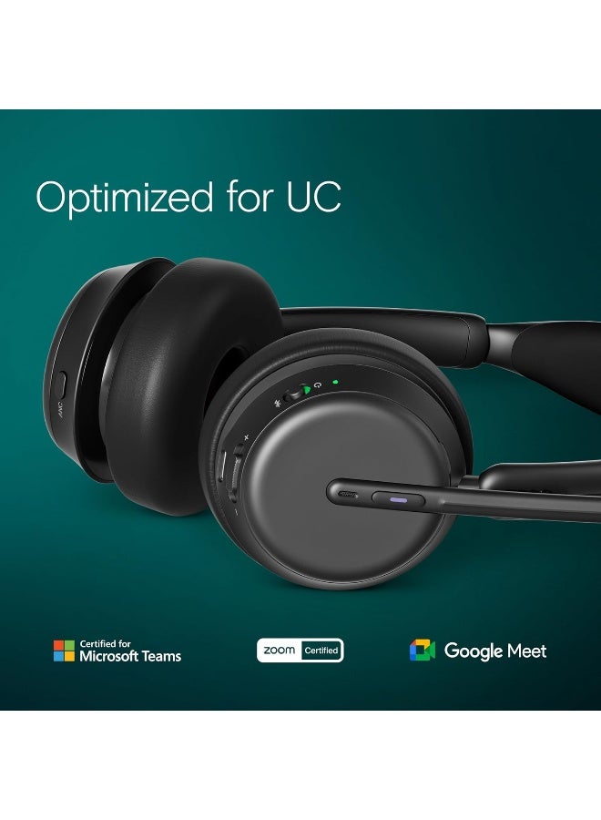 EPOS IMPACT 1060T ANC - Adaptive Noise Cancelling Business Headset AI™, Super Wideband Audio, Triple Connectivity, and Wireless Charging - Image 4