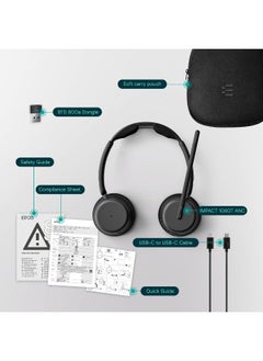 EPOS EPOS IMPACT 1060T ANC - Adaptive Noise Cancelling Business Headset AI™, Super Wideband Audio, Triple Connectivity, and Wireless Charging  - Image 5
