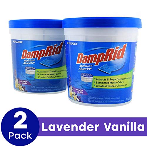 WM Barr DampRid Lavender Vanilla Refillable Moisture Absorber - 10.5oz cups - 2 pack – Traps Moisture for Fresher, Cleaner Air - Image 2