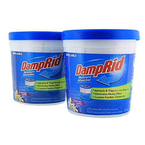 WM Barr DampRid Lavender Vanilla Refillable Moisture Absorber - 10.5oz cups - 2 pack – Traps Moisture for Fresher, Cleaner Air - Image 1