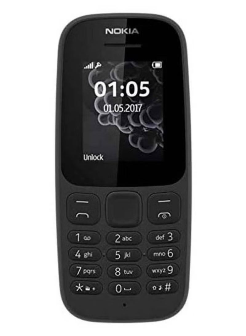 NOKIA 105 Dual Sim Black 16Mb 4G - Image 1