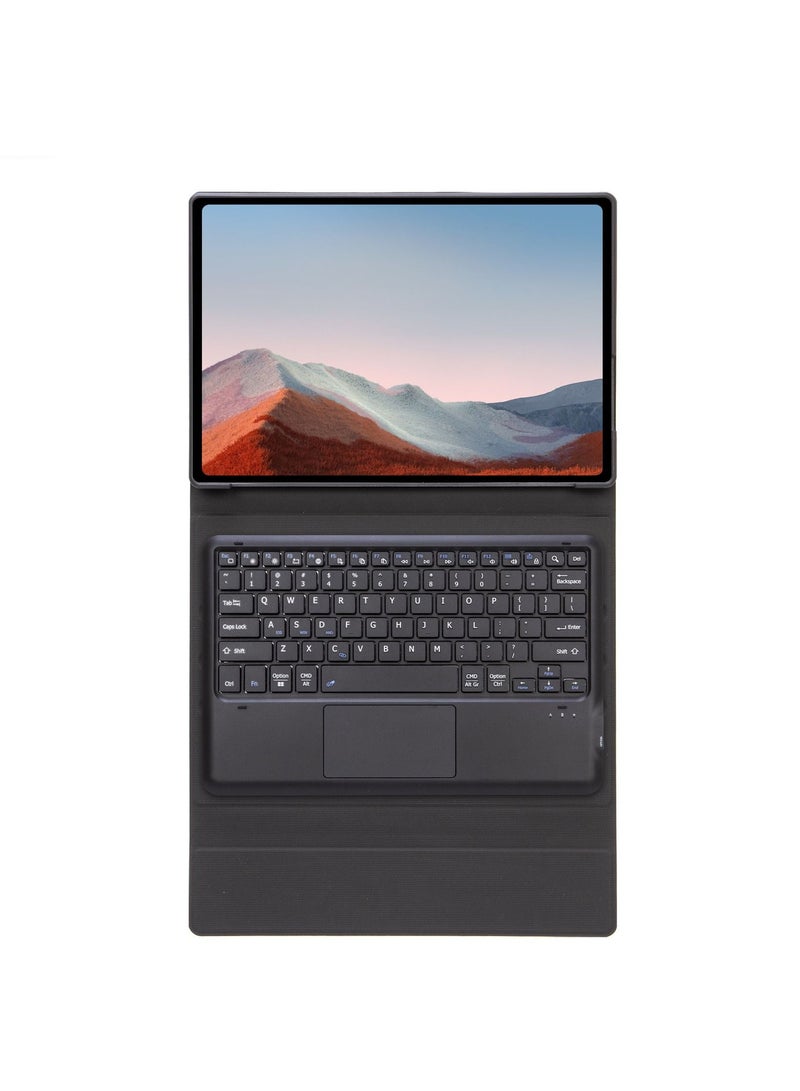 غطاء لوحة مفاتيح مايكروسوفت سيرفيس برو 9، غطاء واقي نحيف وخفيف الوزن مع لوحة مفاتيح بلوتوث قابلة للفصل متوافقة مع سيرفيس برو 9 13 بوصة (أسود) - Image 4