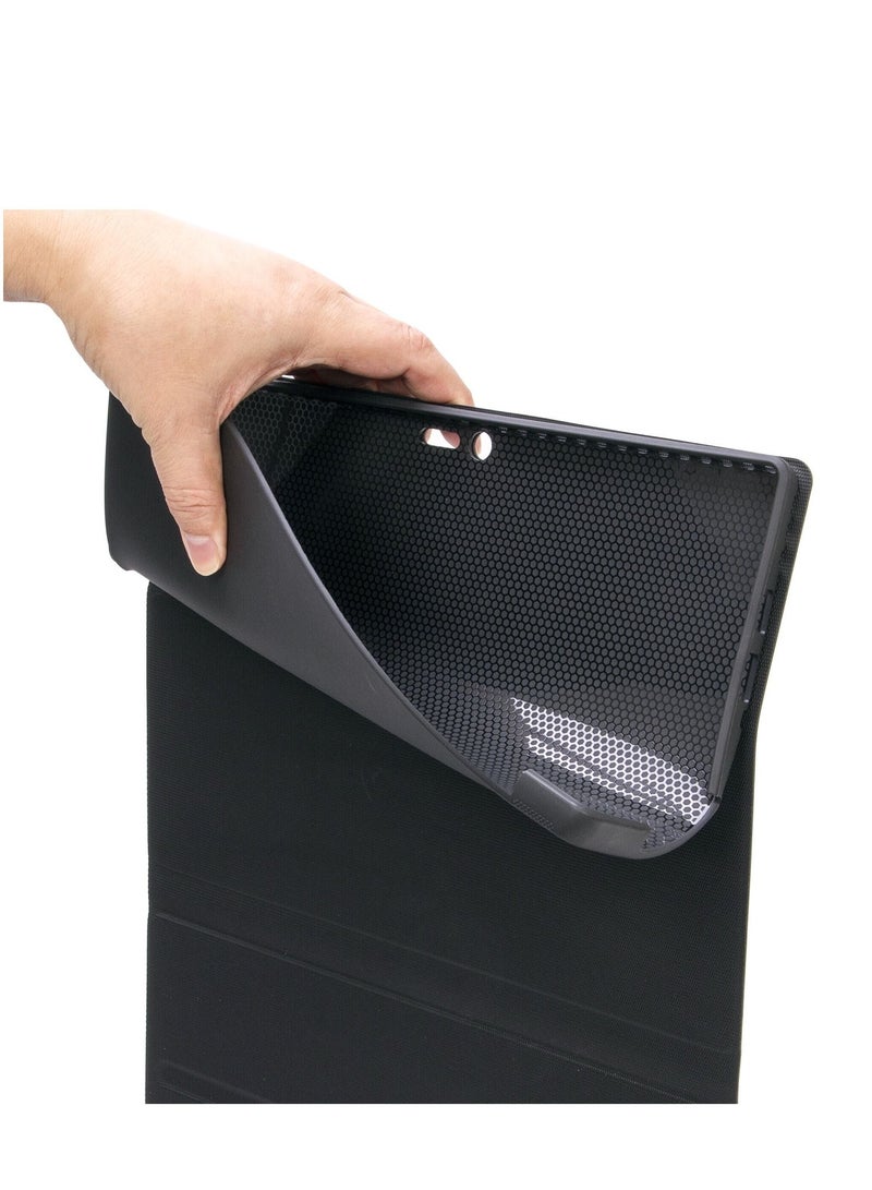 غطاء لوحة مفاتيح مايكروسوفت سيرفيس برو 9، غطاء واقي نحيف وخفيف الوزن مع لوحة مفاتيح بلوتوث قابلة للفصل متوافقة مع سيرفيس برو 9 13 بوصة (أسود) - Image 5