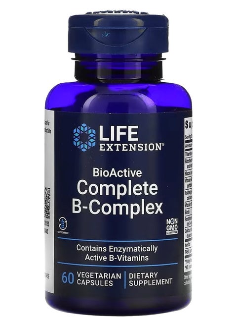 Life Extension, Bioactive Complete B-Complex, 60 Veggie Capsules