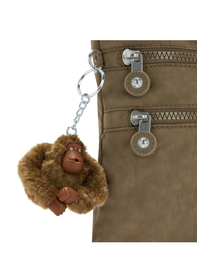 كيبلينغ حقيبة الكتف متوسطة الحجم ألفار عابرة للجسم باللون الكاكي - Image 2