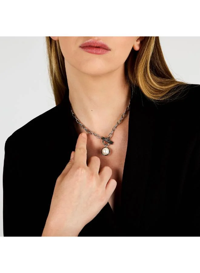 Karl Lagerfeld  Klayr04 Pearl Necklace  | Best Price UAE