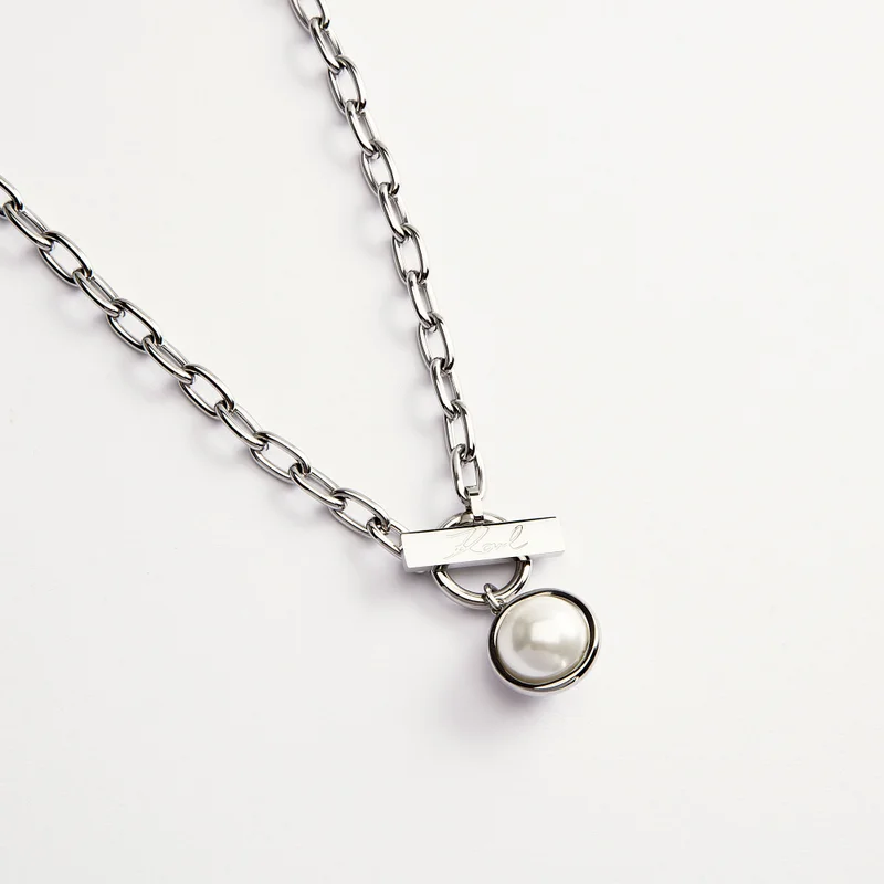 Karl Lagerfeld  Pearl collection Womens's   Necklace - KLAYR04 for Women | Best Price UAE