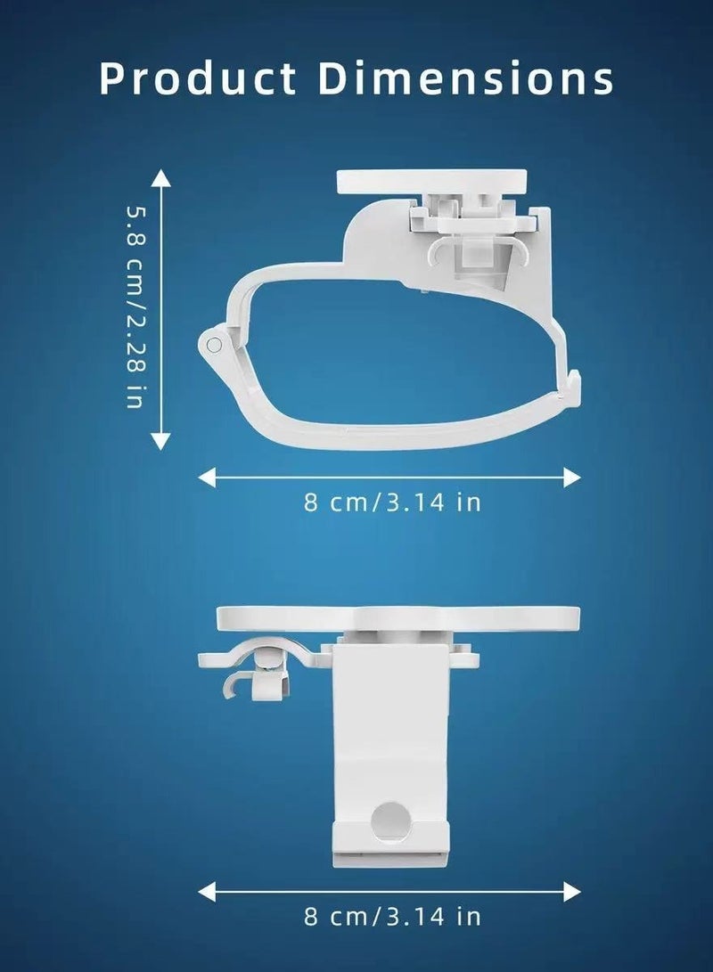 جاي واي إس JYS PS5 مقبض عجلة قيادة صغيرة مقبض اللعبة عجلة قيادة السباق ملحقات PS5 - لون المنتج: أبيض - Image 2