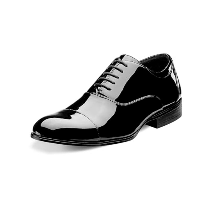 Stacy Adams Men's Gala Oxford: formal wear, genuine leather, black, classic lace-up design - Image 4