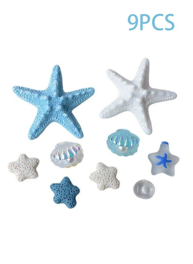 9pcs Shoe Charms Decoration, Shoe Charms for Kids Teens Adults,Shoes charms for Boys Girls,Cartoon Charms Shoes Charm for Crocs Hole Hole Shoe, Birthday Party Gifts - Image 1