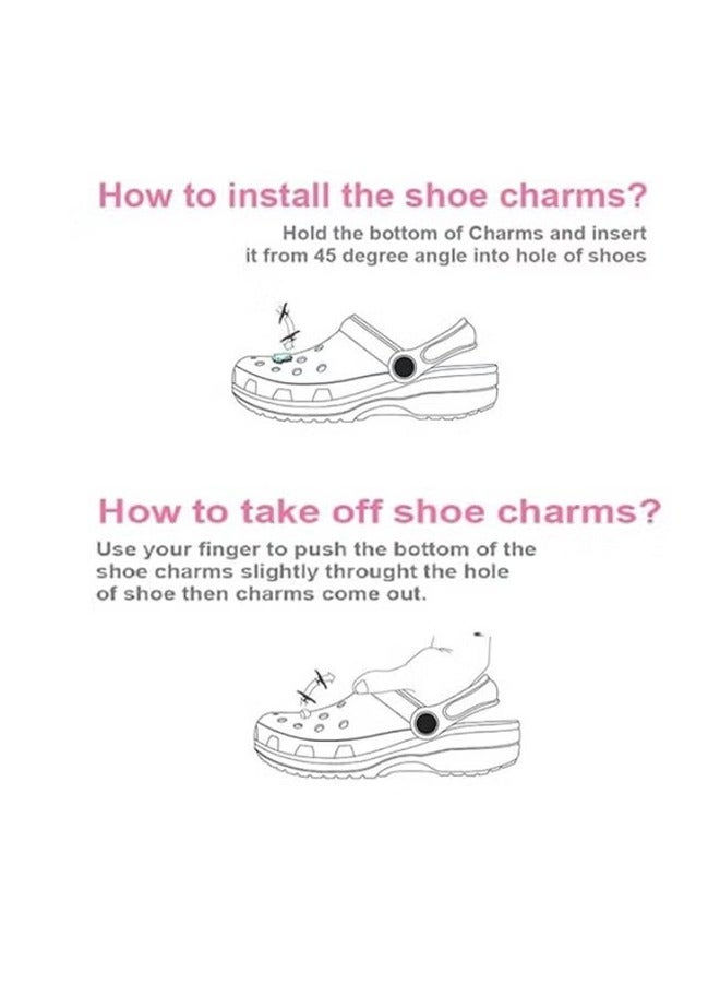 9pcs Shoe Charms Decoration, Shoe Charms for Kids Teens Adults,Shoes charms for Boys Girls,Cartoon Charms Shoes Charm for Crocs Hole Hole Shoe, Birthday Party Gifts - Image 5