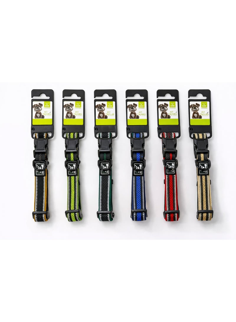 طوق نونبيل للحيوانات الأليفة، مقاس متوسط، طوق للكلاب مزود بإبزيم سريع الفتح