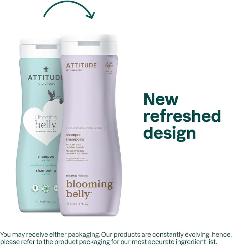 ATTITUDE Blooming Belly Maternity Shampoo with Argan - Image 2