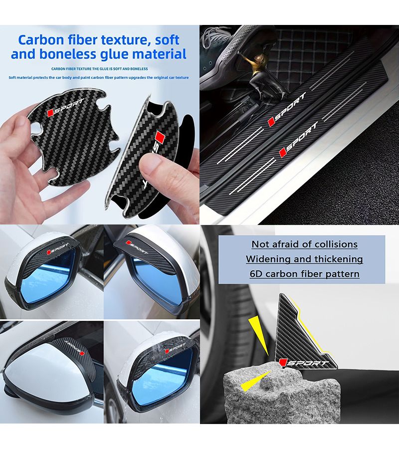 31 Pcs Car Protective Film Anti Scratch Anti Collision Durable Vinyl - Image 3