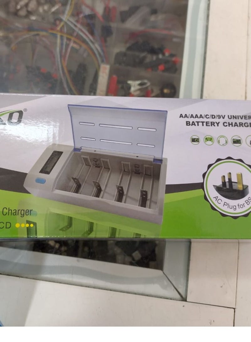 Lecxo Lecxo 906 Smart Battery Charger for  Rechargeable Batteries.  - Image 1